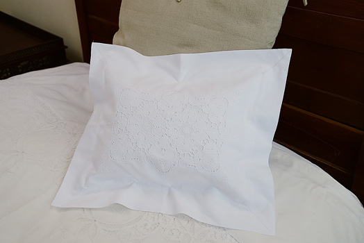 Victorian Flange Embroidery Baby size 12"x16" with insert - Click Image to Close
